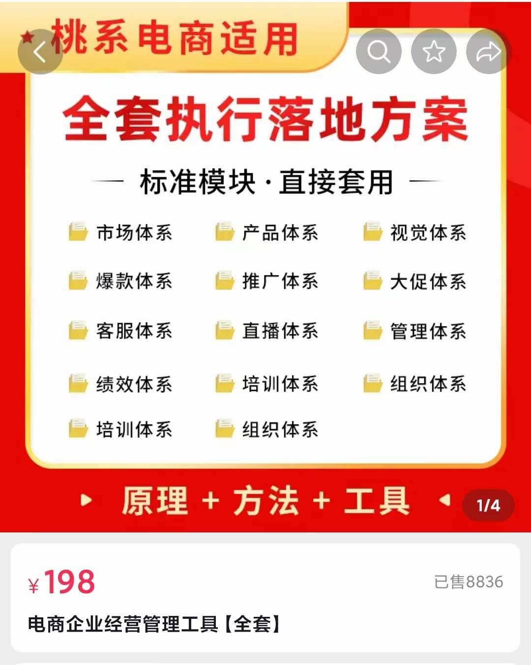 外面卖198·电商企业经营管理工具：全套执行落地方案 标准模块·直接套用聚创吧-网创项目资源站-副业项目-创业项目-搞钱项目聚创吧