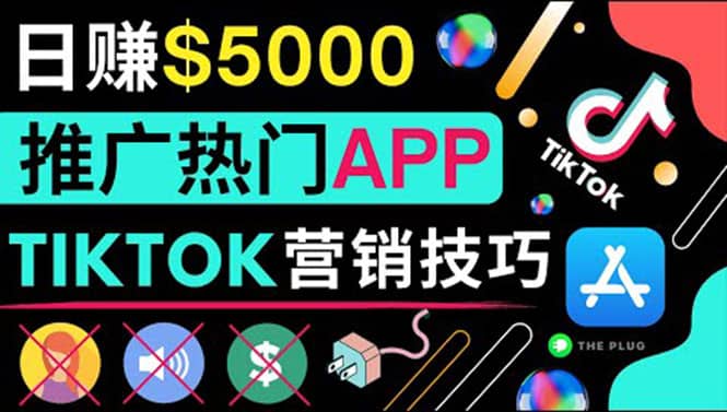 无需露脸，无需录音，无需投资，TIKTOK上传短视频，最高日入5000美元聚创吧-网创项目资源站-副业项目-创业项目-搞钱项目聚创吧