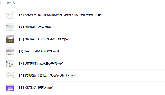 link3.cc聚合链接引流，日引流50＋精准粉聚创吧-网创项目资源站-副业项目-创业项目-搞钱项目聚创吧