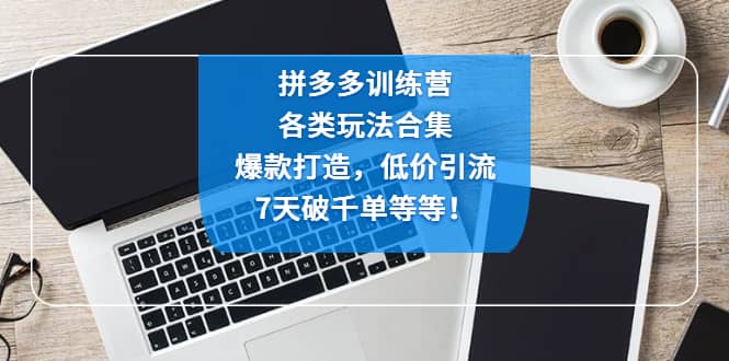 拼多多训练营：各玩法合集，爆款打造，低价引流，7天破千单等等聚创吧-网创项目资源站-副业项目-创业项目-搞钱项目聚创吧