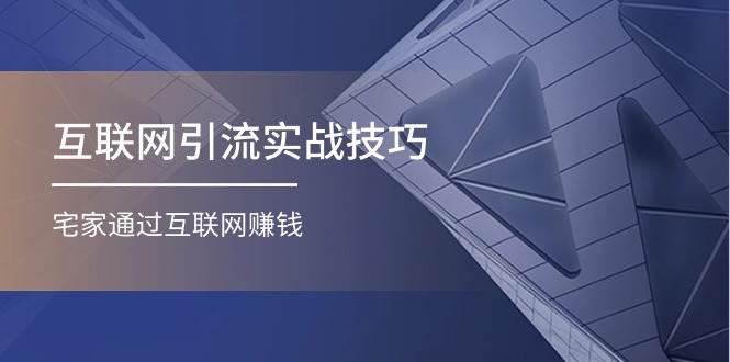 互联网引流实操技巧(适合微商，吸引宝妈)，宅家通过互联网赚钱（17节）聚创吧-网创项目资源站-副业项目-创业项目-搞钱项目聚创吧