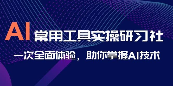AI-常用工具实操研习社，一次全面体验，助你掌握AI技术聚创吧-网创项目资源站-副业项目-创业项目-搞钱项目聚创吧