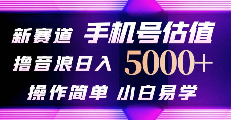 抖音不出境直播【手机号估值】最新撸音浪，日入5000+，简单易学，适合…聚创吧-网创项目资源站-副业项目-创业项目-搞钱项目聚创吧