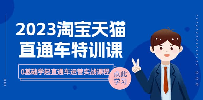 2023淘宝·天猫直通车评特训课，0基础学起直通车运营实战课程（8节课时）聚创吧-网创项目资源站-副业项目-创业项目-搞钱项目聚创吧
