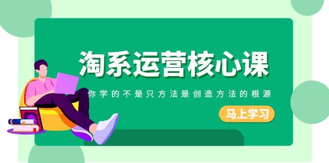 淘系-运营核心课，你学的不是只方法是创造方法的根源（190节课）聚创吧-网创项目资源站-副业项目-创业项目-搞钱项目聚创吧