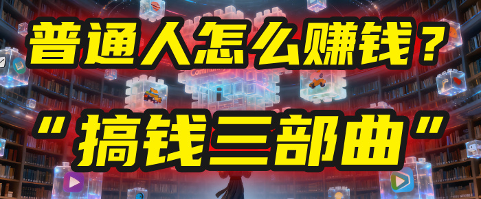 普通人怎么赚钱？2025年马哥揭秘“搞钱三部曲”：从抄作业，到自创武功，月入10万+！聚创吧-网创项目资源站-副业项目-创业项目-搞钱项目聚创吧