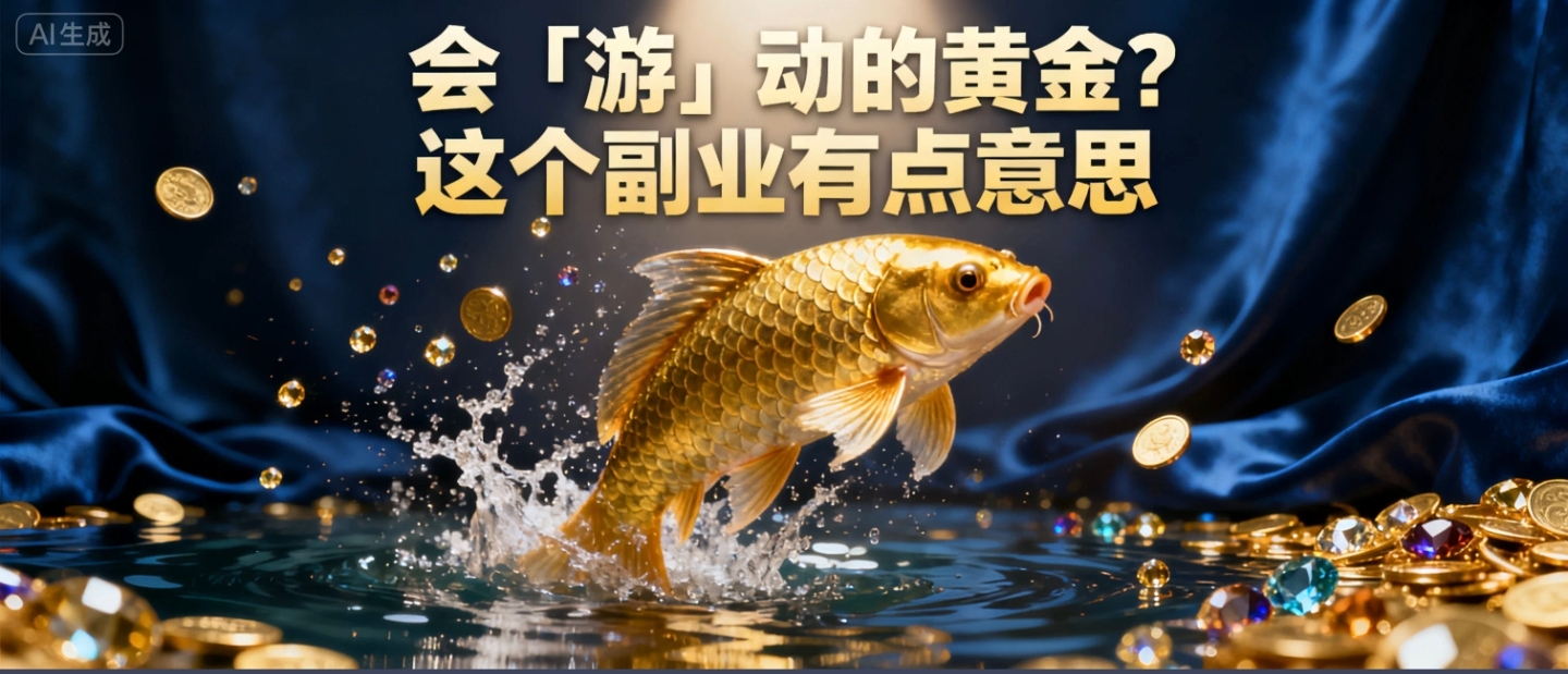 单号月销1.5W+！AI“凭空造鱼”带货新玩法，小白3分钟出一个爆款视频聚创吧-网创项目资源站-副业项目-创业项目-搞钱项目聚创吧